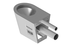 HIX44 Max steel Security toilet